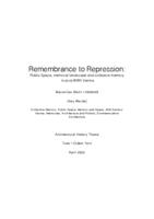 Remembrance to Repression