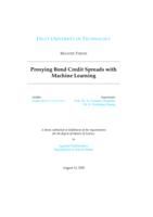 Proxying Bond Credit Spreads with Machine Learning
