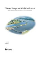 Climate change and Waal canalization