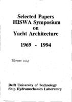 Selected Papers HISWA Symposium on Yacht Design and Construction, Y-12, Architecture 1969-1994