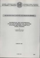 Theoretical and experimental study on optimizing fuel injection systems and swirl flows in di diesel engines
