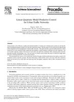 Linear-Quadratic Model Predictive Control for Urban Traffic Networks