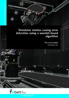 Simulator motion cueing error detection using a wavelet-based algorithm