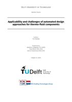 Applicability and challenges of automated design approaches for thermo-fluid components