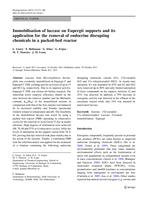 Immobilisation of laccase on Eupergit supports and its application for the removal of endocrine disrupting chemicals in a packed-bed reactor