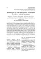 A Framework for Risk Assessment of Groundwater Drawdown Induced Subsidence
