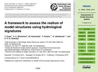 A framework to assess the realism of model structures using hydrological signatures