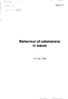 Behaviour of catamarans in waves.