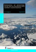Estimation of wintertime Arctic sea ice thickness with satellite scatterometers