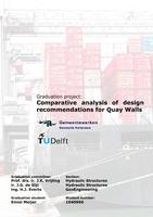 Comparative analysis of design recommendations for quay walls