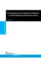 Development of an analytical model for a special design asynchronous motor