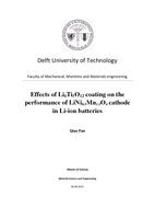 Effects of Li4Ti5O12 coating on the performance of LiNi0.5Mn1.5O4 cathode in Li-ion batteries