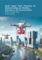 Multi Agent Path Planning for Medical Urban Air Mobility Services in 3D Environments