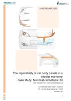 The repairability of car body panels in a circular economy 