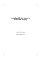 Model-Based Traffic Control for Sustainable Mobility