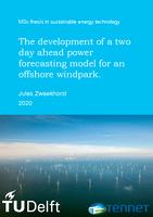 The development of a two day ahead power forecasting model for an offshore windpark
